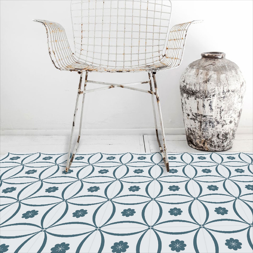 Decal Dán Sàn Nhà Họa Tiết Giả Gạch Men Cao Cấp