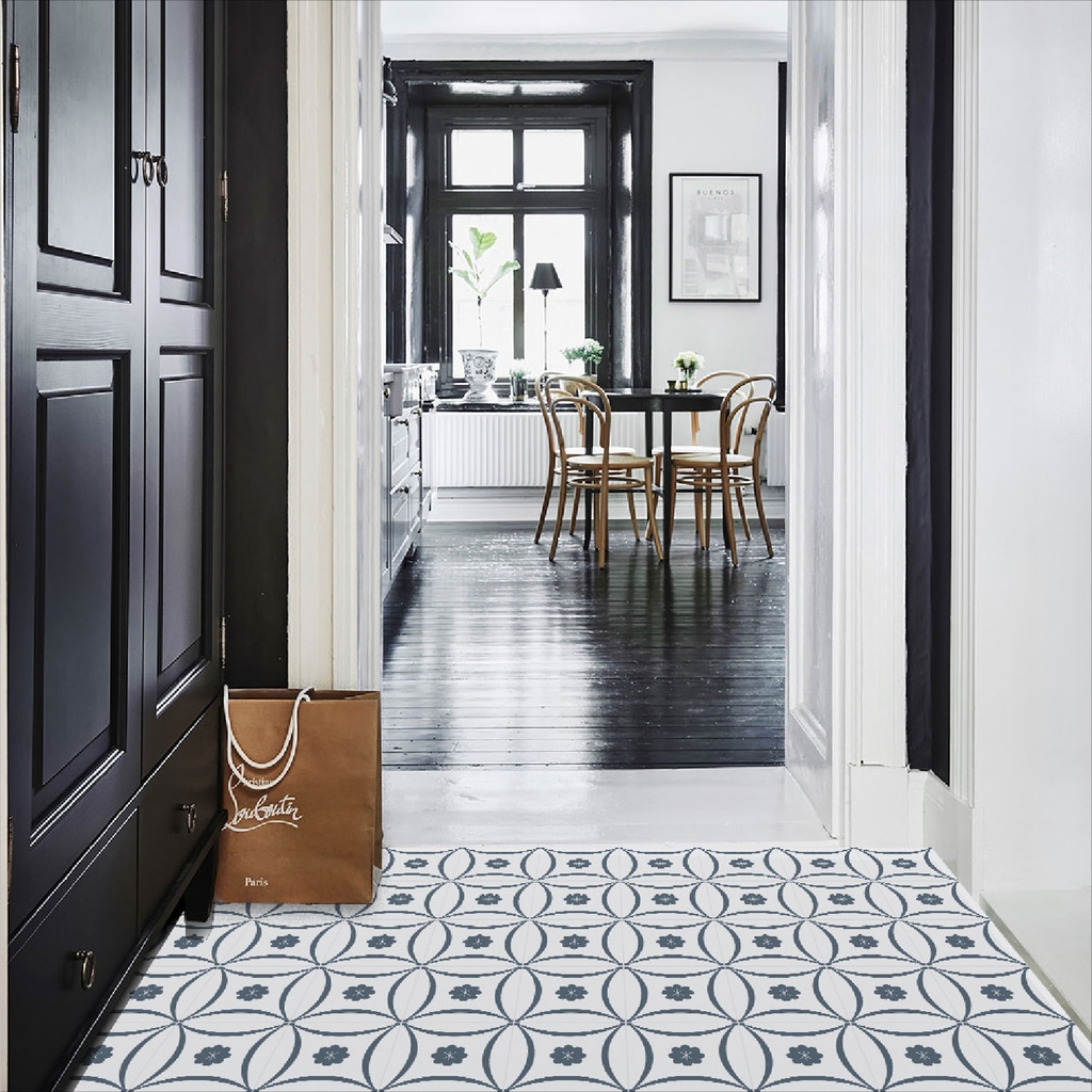 Decal Dán Sàn Nhà Họa Tiết Giả Gạch Men Cao Cấp