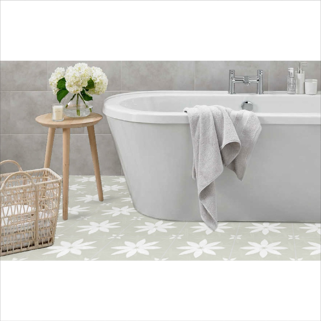 Decal Dán Sàn Nhà Hoa Văn Giả Gạch Cao Cấp