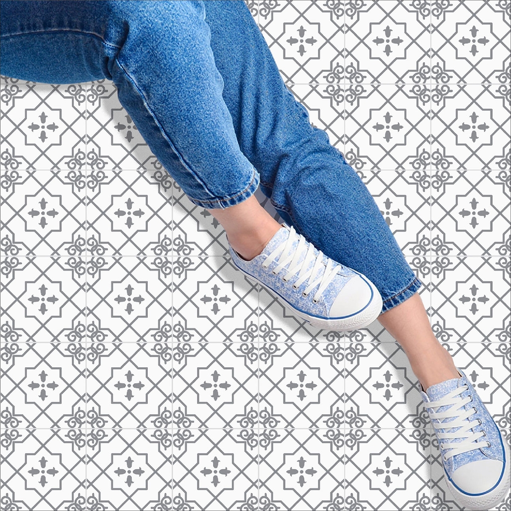 Decal Dán Sàn Nhà Họa Tiết Giả Gạch Men Cao Cấp