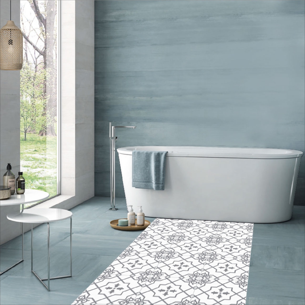 Decal Dán Sàn Nhà Họa Tiết Giả Gạch Men Cao Cấp