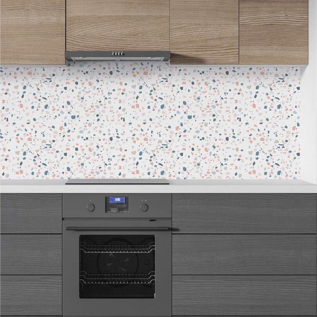 Giấy Dán Bếp Cao Cấp Decal24h mẫu Châu Âu Terrazzo ( DGB-107 )