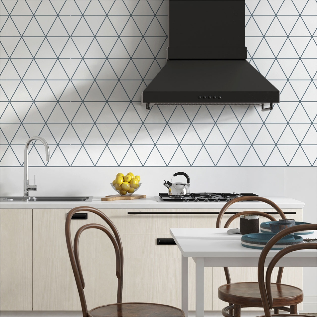 Giấy Dán Bếp Cao Cấp Decal24h Họa Tiết Đường Kẻ Tối Giản Hiện Đại Decal24h