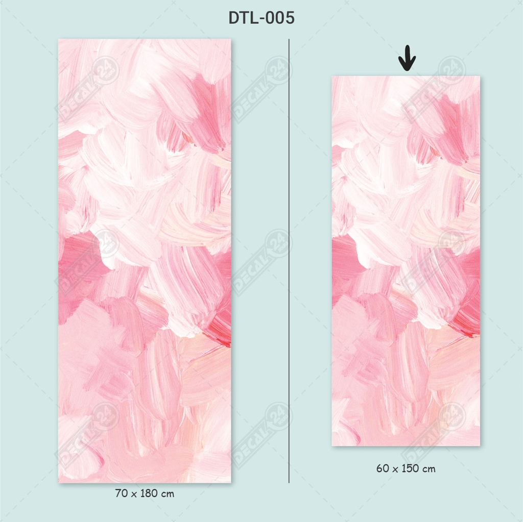 Decal Dán Tủ Lạnh Họa Tiết Màu Nước Sinh Động Cao Cấp