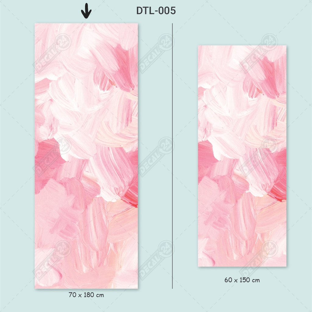 Decal Dán Tủ Lạnh Họa Tiết Màu Nước Sinh Động Cao Cấp