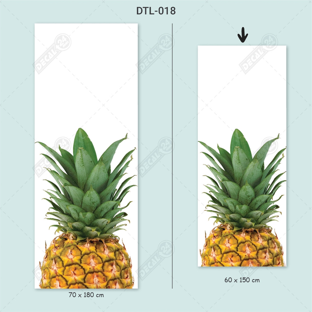 Decal Dán Tủ Lạnh Hình Trái Thơm Nhiệt Đới
