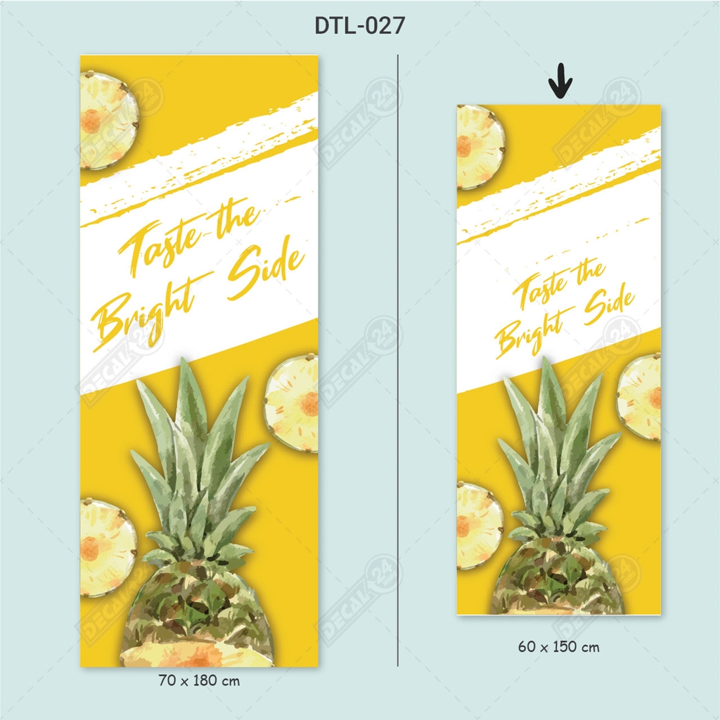 Decal Dán Tủ Lạnh Hình Trái Thơm Cao Cấp