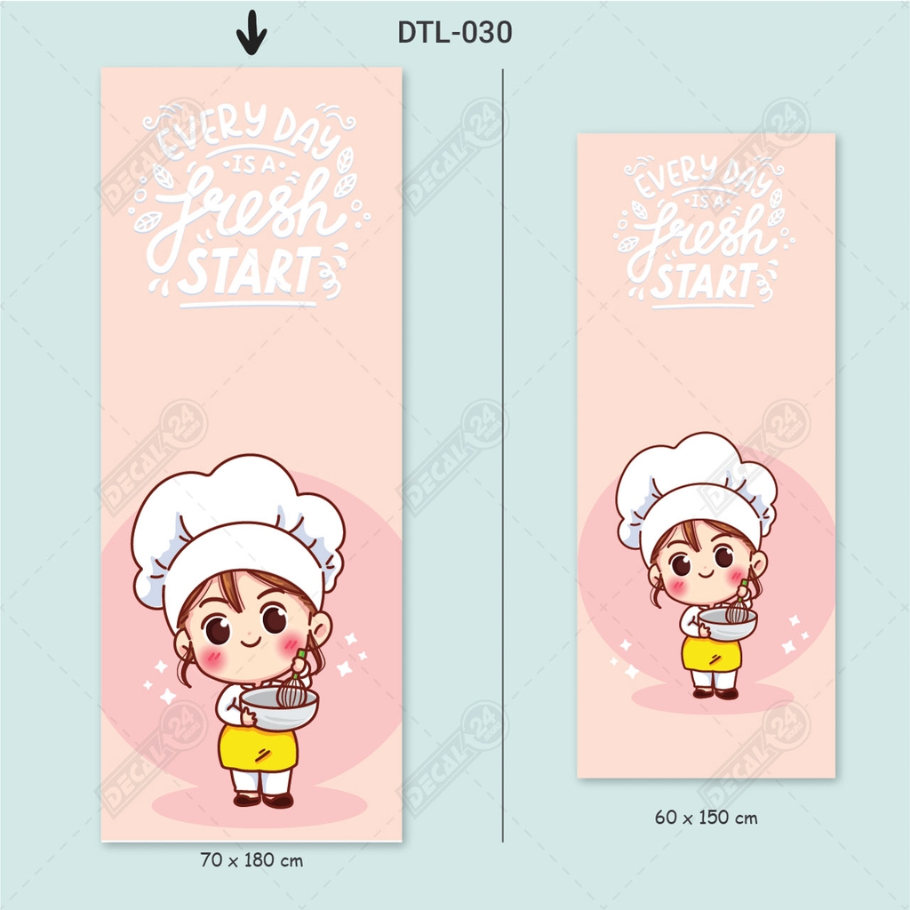 Decal Dán Tủ Lạnh Chibi Siêu Dễ Thương Cao Cấp