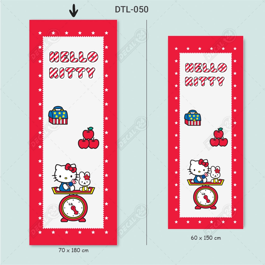 Decal Dán Tủ Lạnh Hình Hello Kitty Siêu Dễ Thương