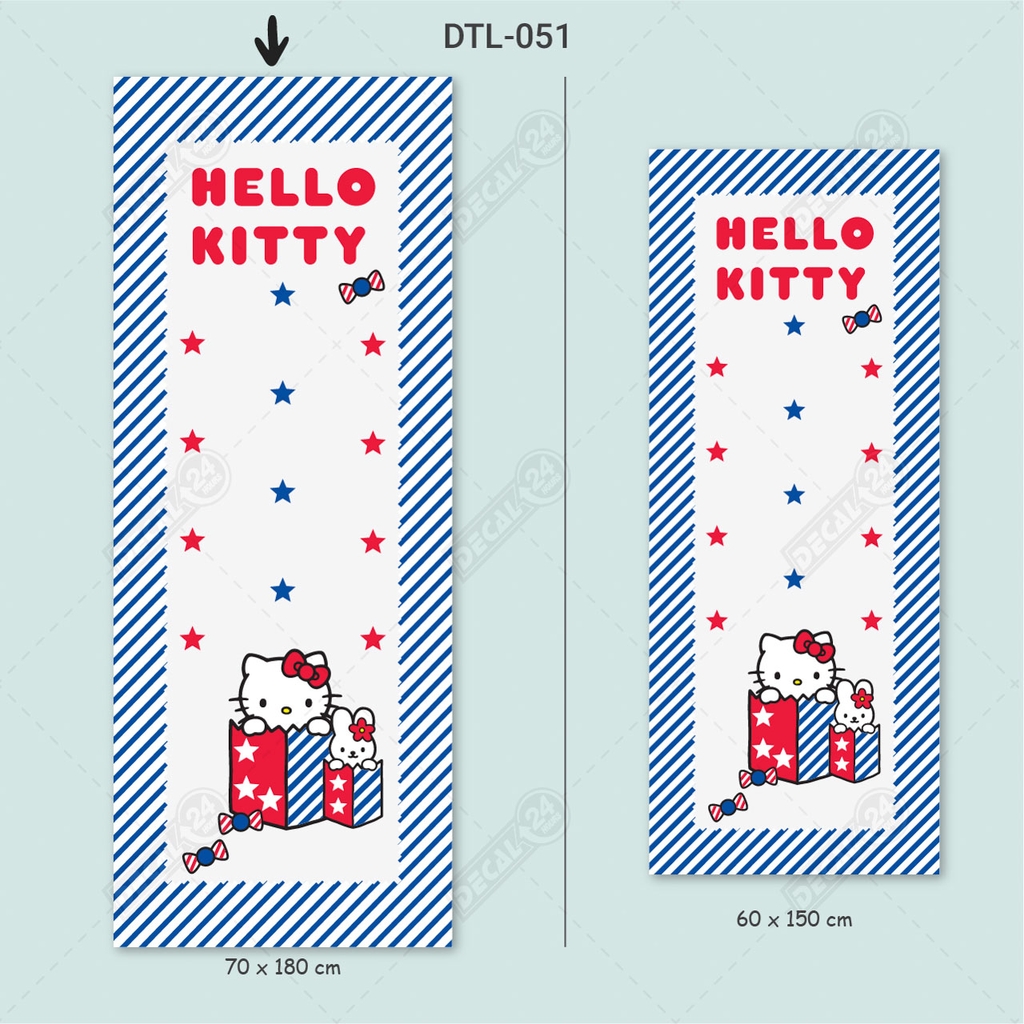 Decal Dán Tủ Lạnh Hình Hello Kitty Siêu Dễ Thương