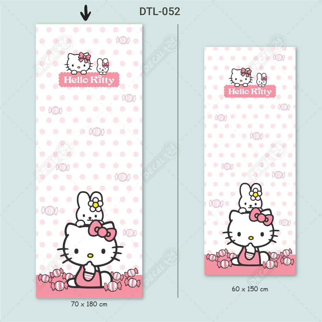 Decal Dán Tủ Lạnh Hình Hello Kitty Siêu Dễ Thương
