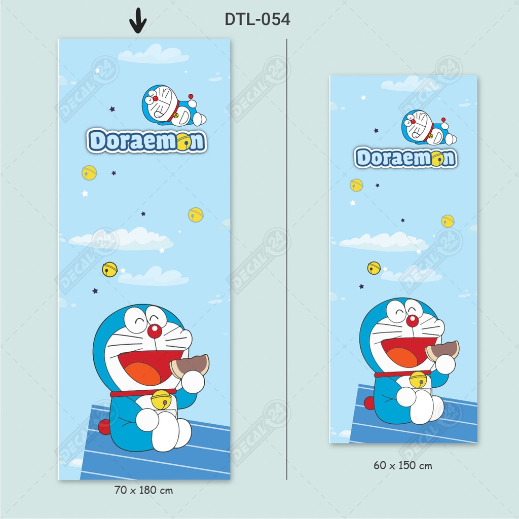 Decal Dán Tủ Lạnh Hình Doreamon Siêu Dễ Thương