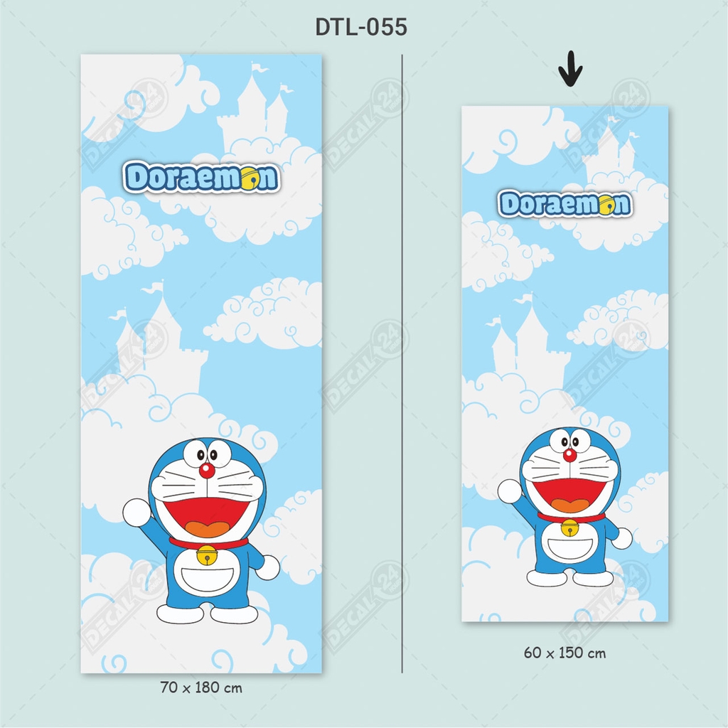 Decal Dán Tủ Lạnh Hình Doreamon Siêu Dễ Thương