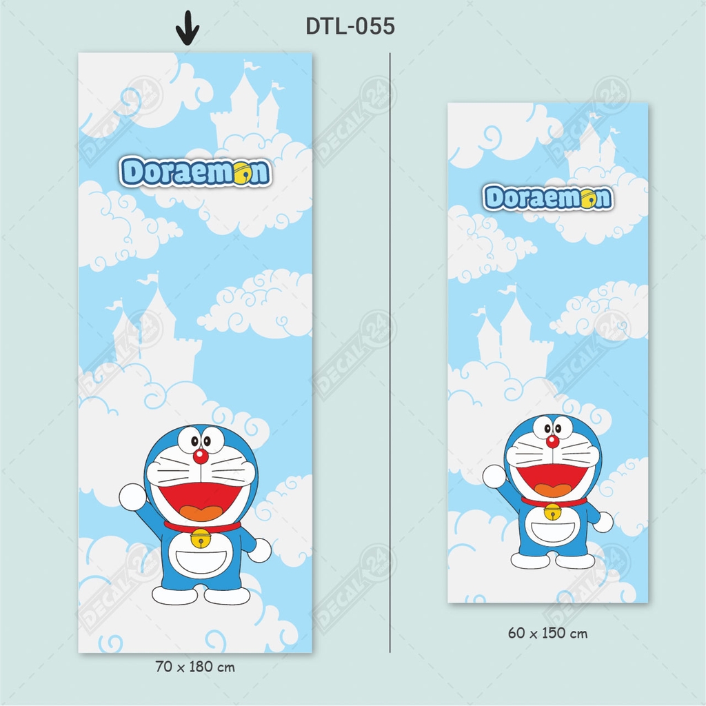 Decal Dán Tủ Lạnh Hình Doreamon Siêu Dễ Thương