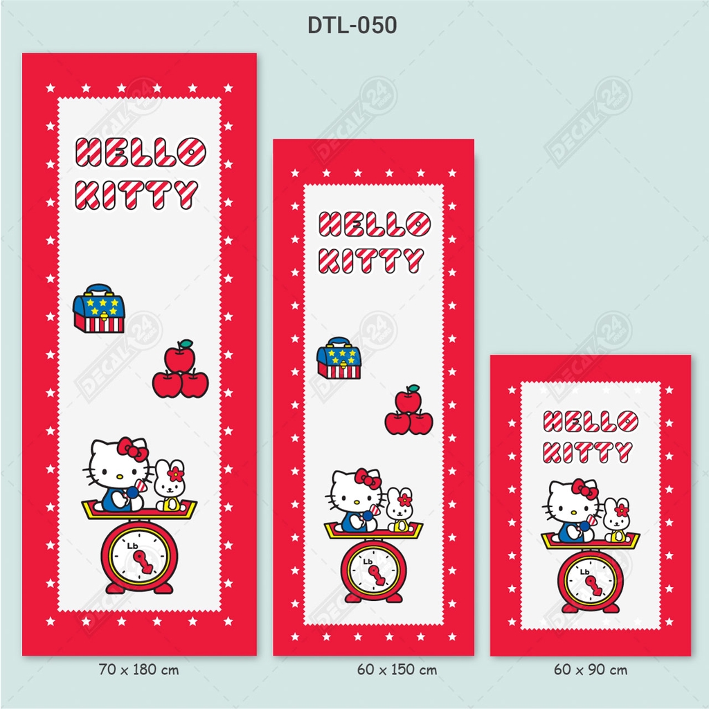 Decal Dán Tủ Lạnh Hình Hello Kitty Siêu Dễ Thương