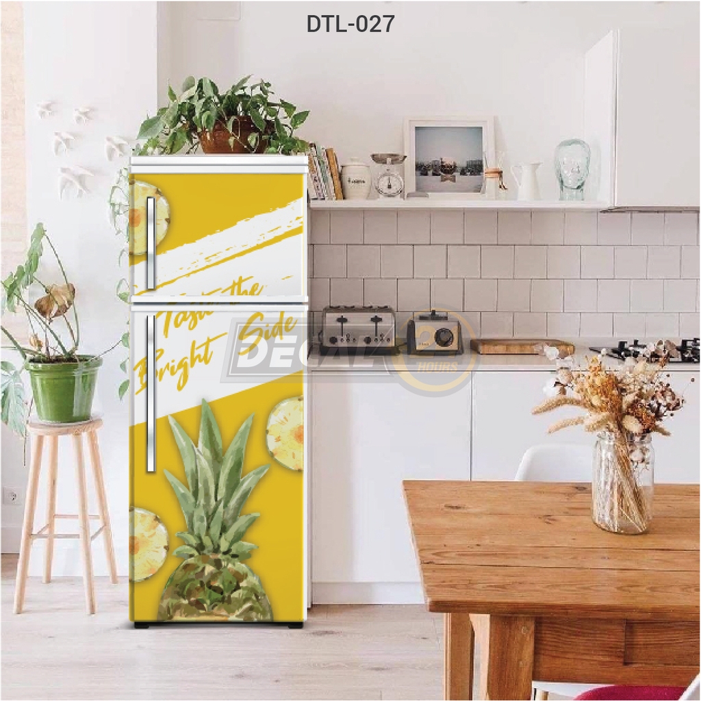 Decal Dán Tủ Lạnh Hình Trái Thơm Cao Cấp