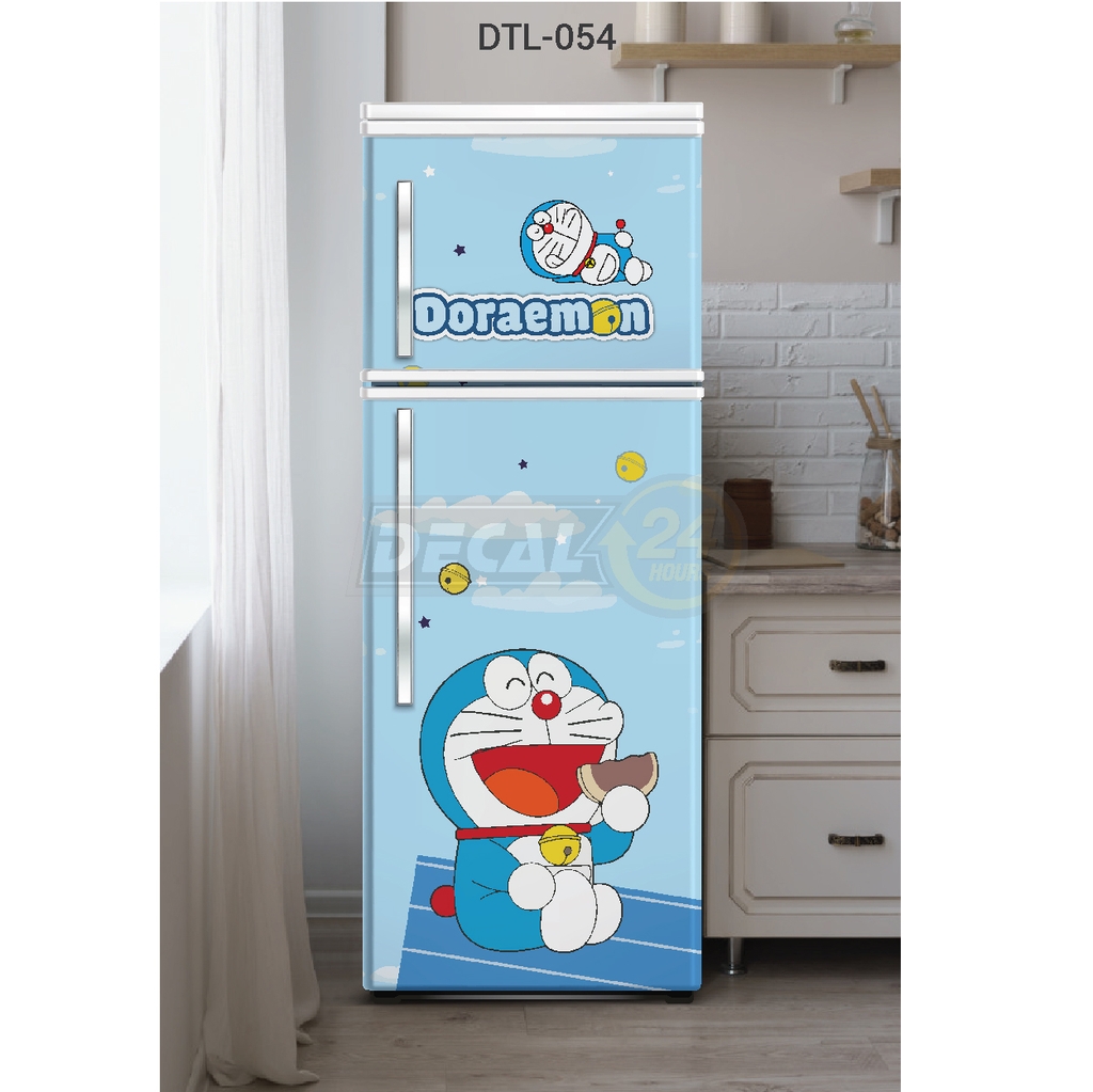 Decal Dán Tủ Lạnh Hình Doreamon Siêu Dễ Thương