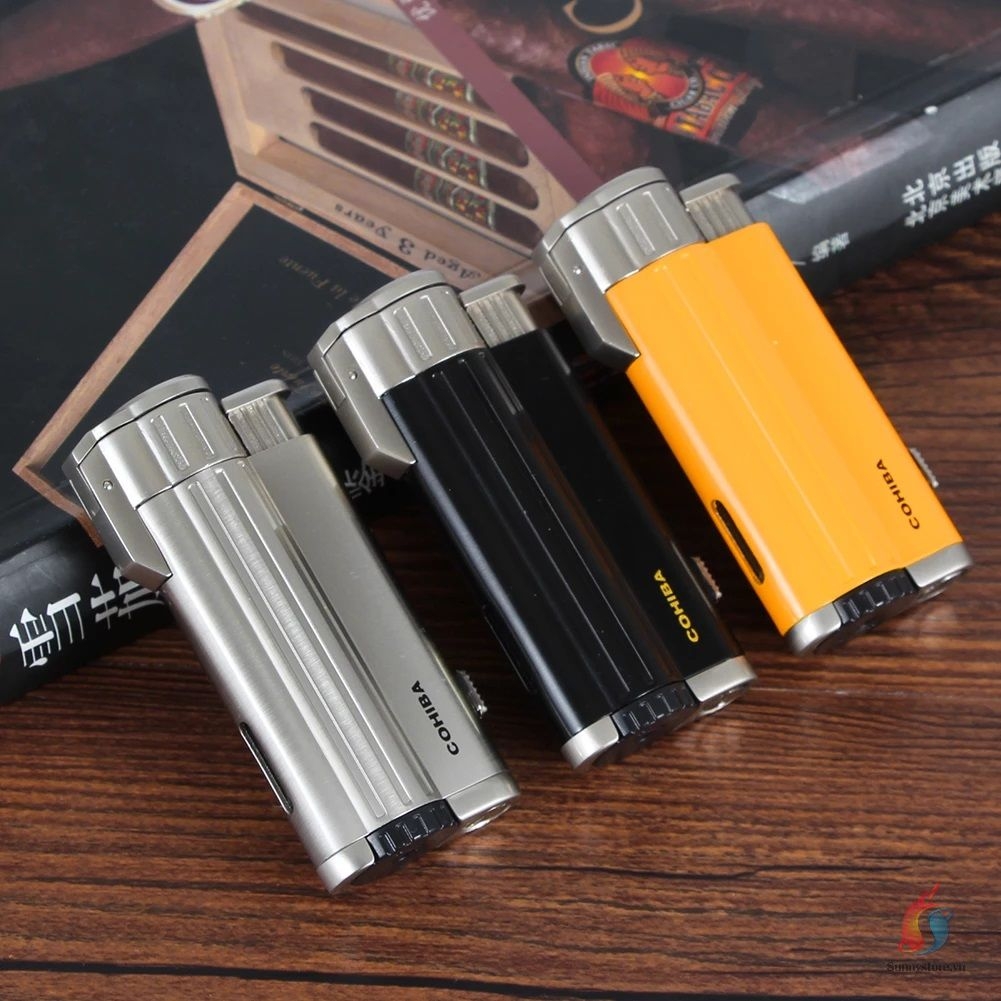 Bật lửa khò 3 tia kèm đục Cohiba COB 54
