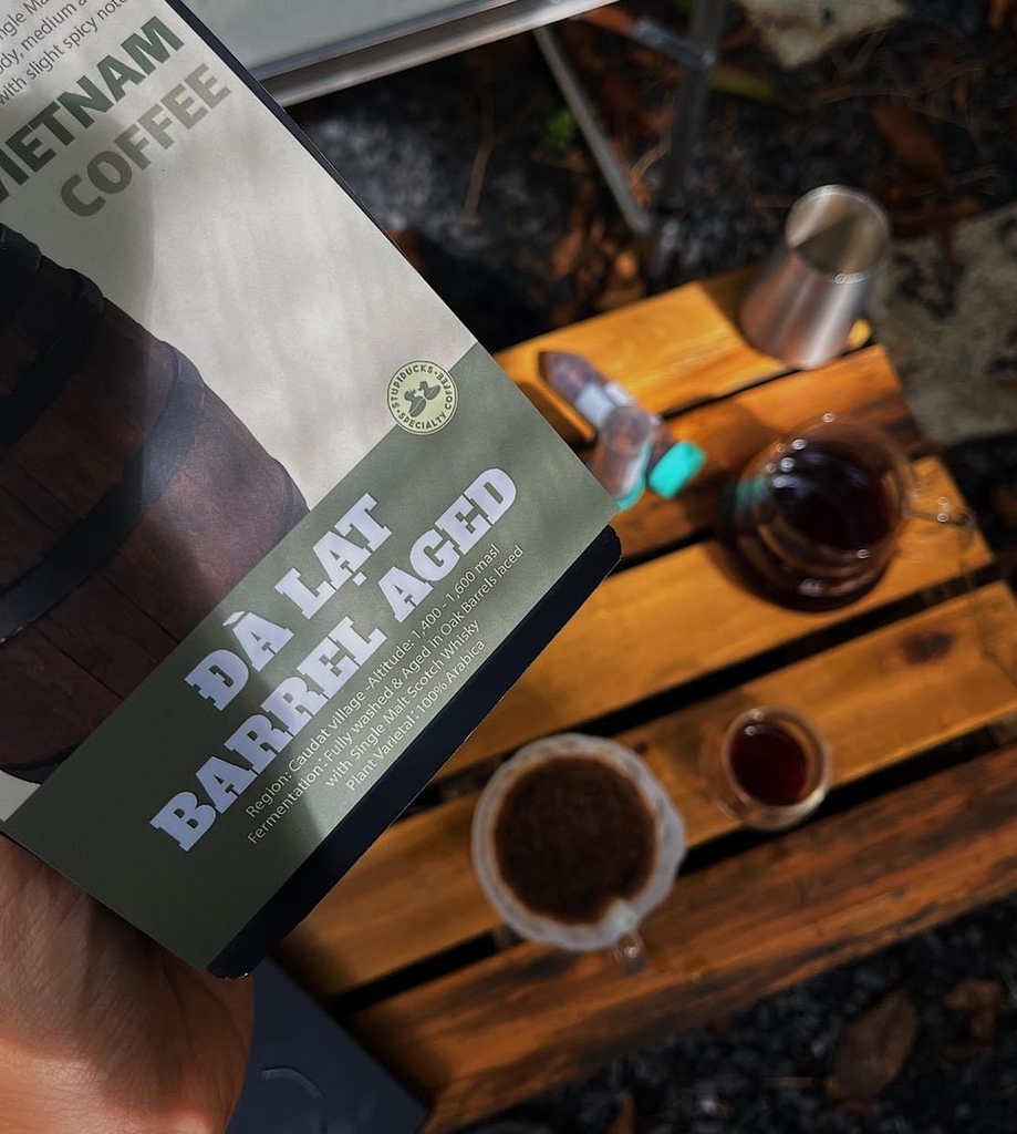 Việt Nam Special Arabica Cầu Đất Đà Lạt whisky barrels aged - Stupiducks Specialty Coffee