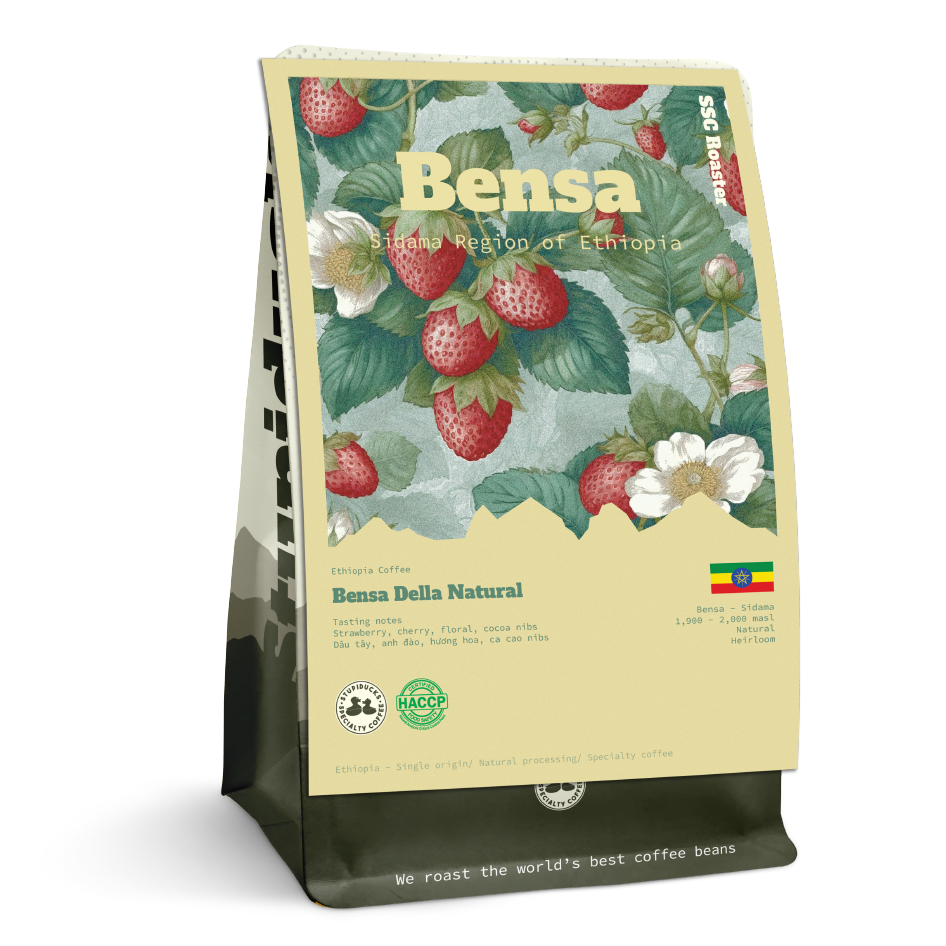 Ethiopia Heirloom Bensa Sidama Della Natural Grade 1 - Stupiducks Specialty Coffee (SSC Roaster)