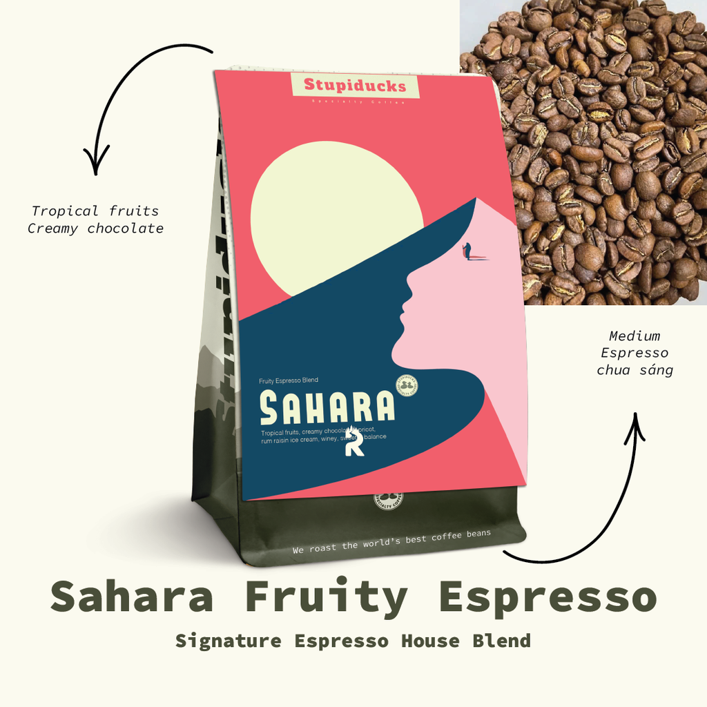 Espresso Lover: Set 4 Túi Espresso Roasted - Stupiducks Specialty Coffee (SSC)