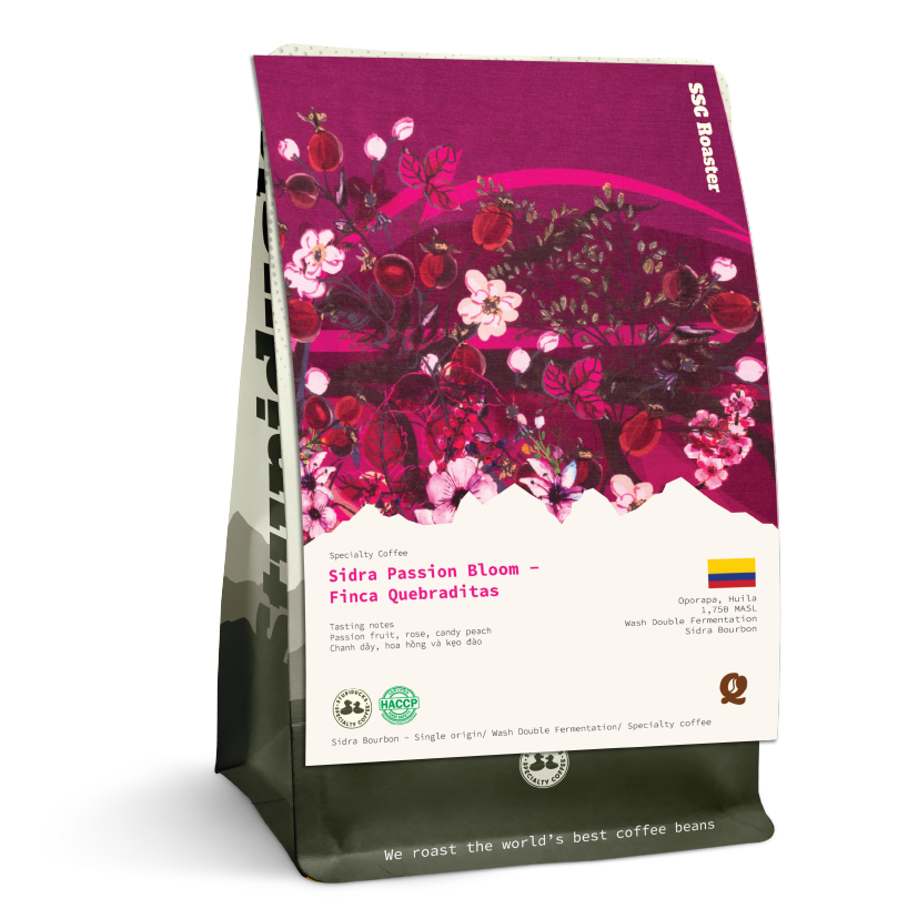 Sidra Passion Bloom Finca Quebraditas - Stupiducks Specialty Coffee ( SSC Roaster)
