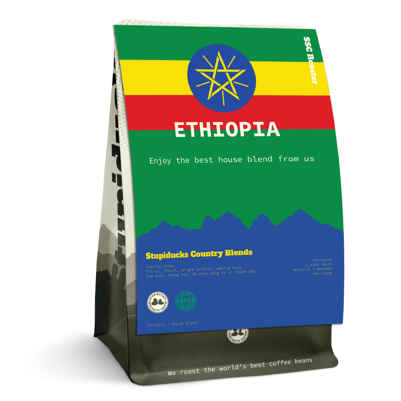 Origin in Blends: Ethiopia, Kenya & Colombia - Stupiducks Specialty Coffee ( SSC Roaster)
