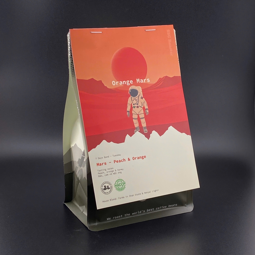 Peach & Orange Mars ( Tuesday) - Stupiducks Specialty Coffee ( SSC Roaster)