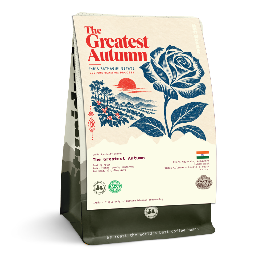 Cà Phê Ấn Độ The Greatest Autumn Culture Blossom - Stupiducks Specialty Coffee ( SSC Roaster)