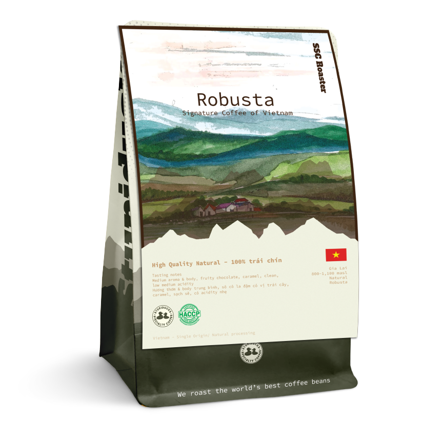 Việt Nam Robusta Chư Păh, Gia Lai Natural Process - Stupiducks Specialty Coffee (SSC)
