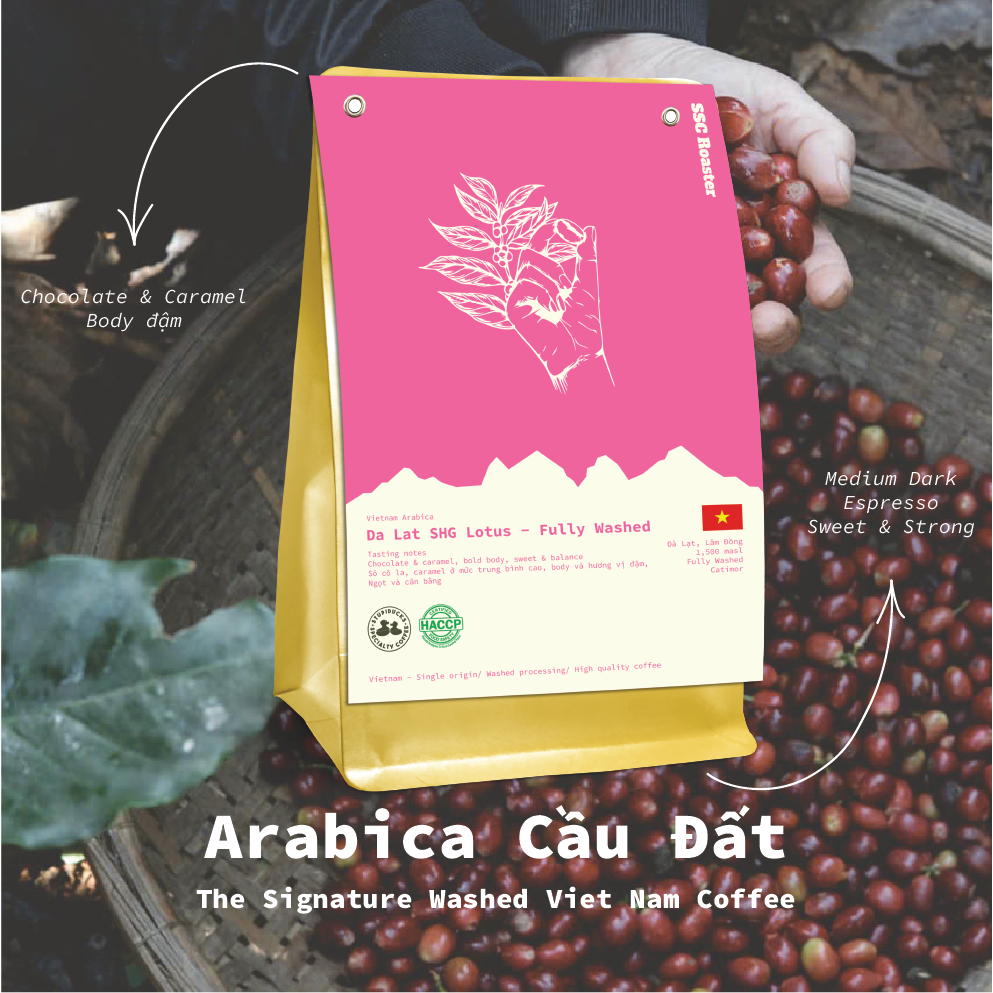 Việt Nam Arabica Đà Lạt Fully Washed SHG Lotus (high quality) - Stupiducks Specialty Coffee