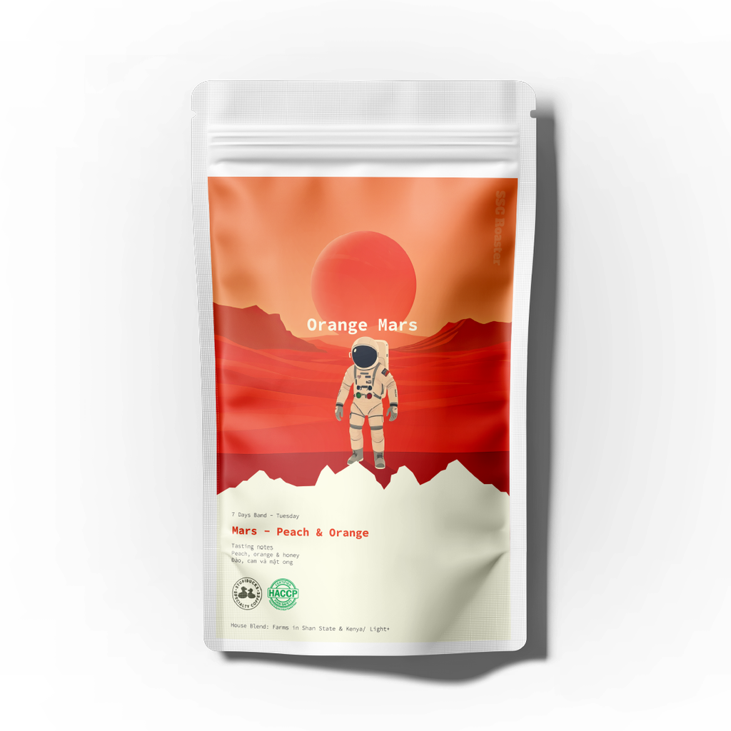 Peach & Orange Mars ( Tuesday) - Stupiducks Specialty Coffee ( SSC Roaster)
