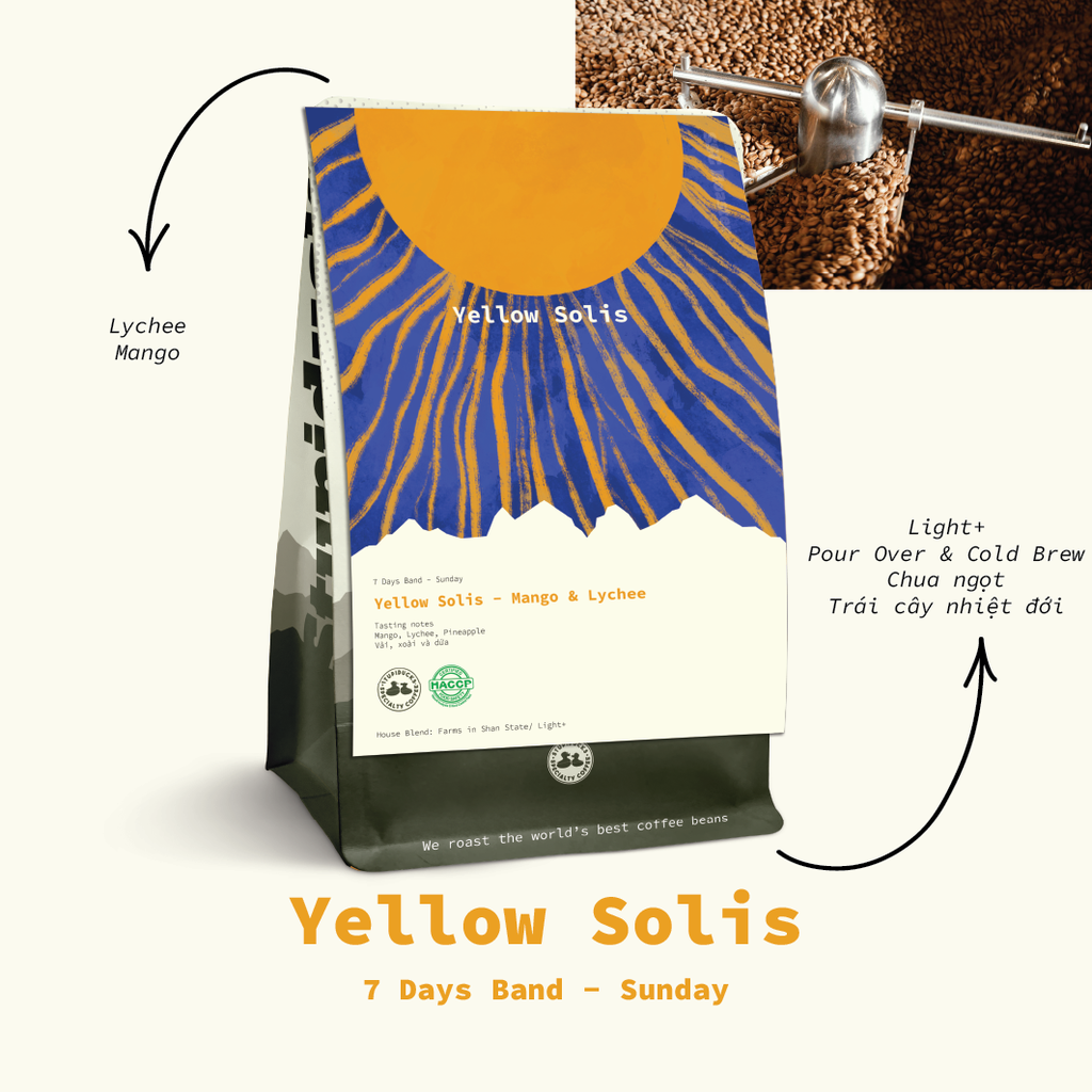 Yellow Solis Mango & Lychee ( Sunday) - Stupiducks Specialty Coffee ( SSC Roaster)