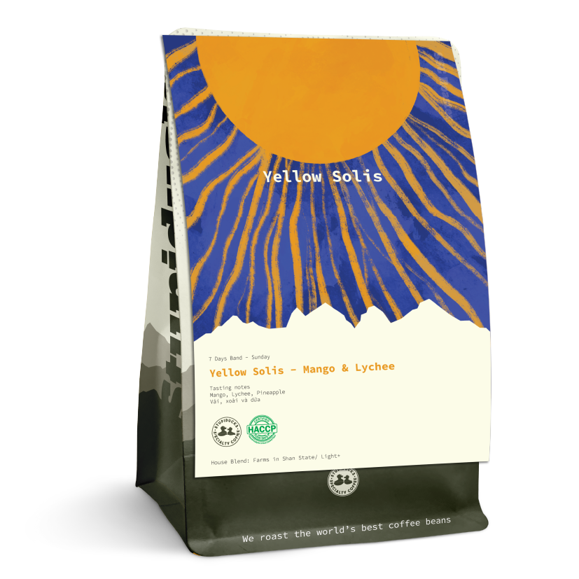 Yellow Solis Mango & Lychee ( Sunday) - Stupiducks Specialty Coffee ( SSC Roaster)