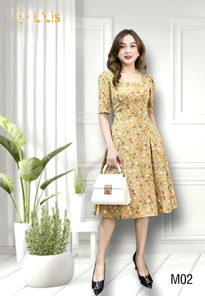 Váy Hoa Nhí Đầm Voan Dáng Dài đẹp dễ thương dáng xòe có lớp lót Hàng Thiết  Kế HQ | Lazada.vn