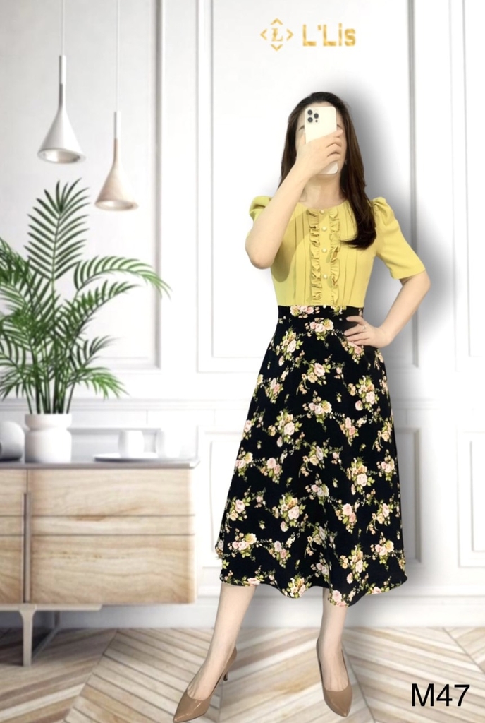 Váy đẹp xếp ly - Anna Collection