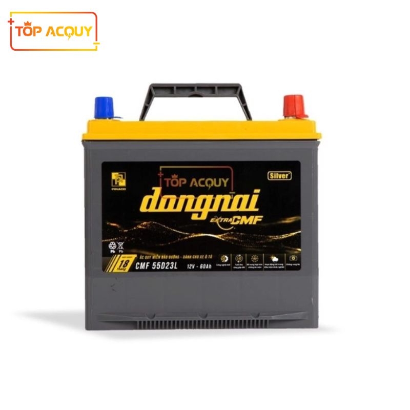 ẮC QUY ĐỒNG NAI 12V - 60AH EXTRA CMF 55D23L