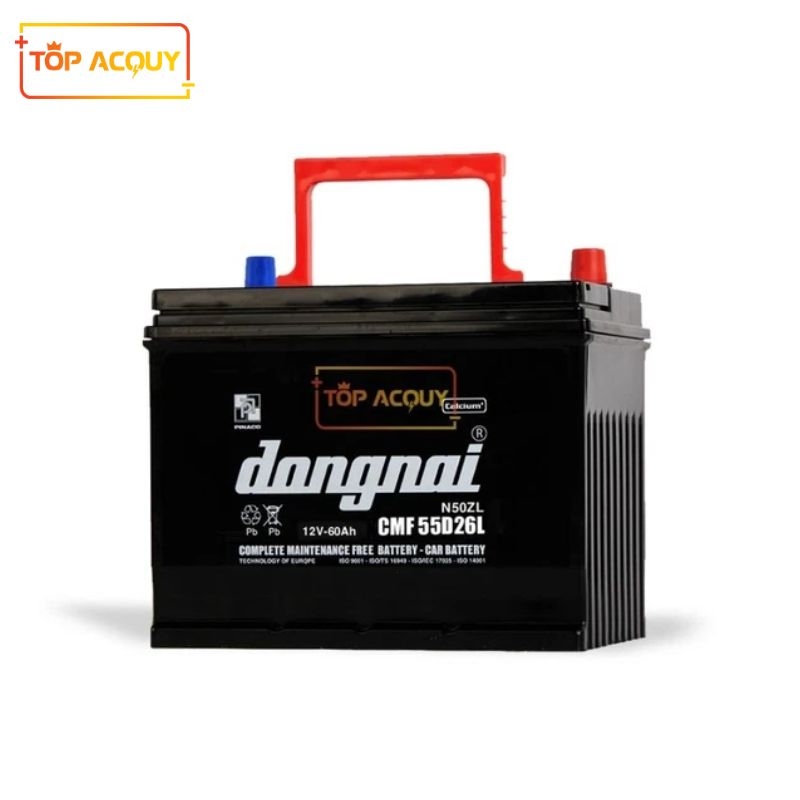 ẮC QUY ĐỒNG NAI 12V - 60AH CMF 55D26L