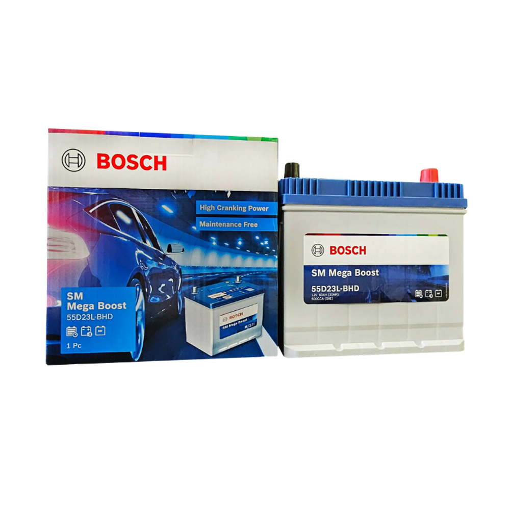 ẮC QUY BOSCH 12V - 60AH 55D23L