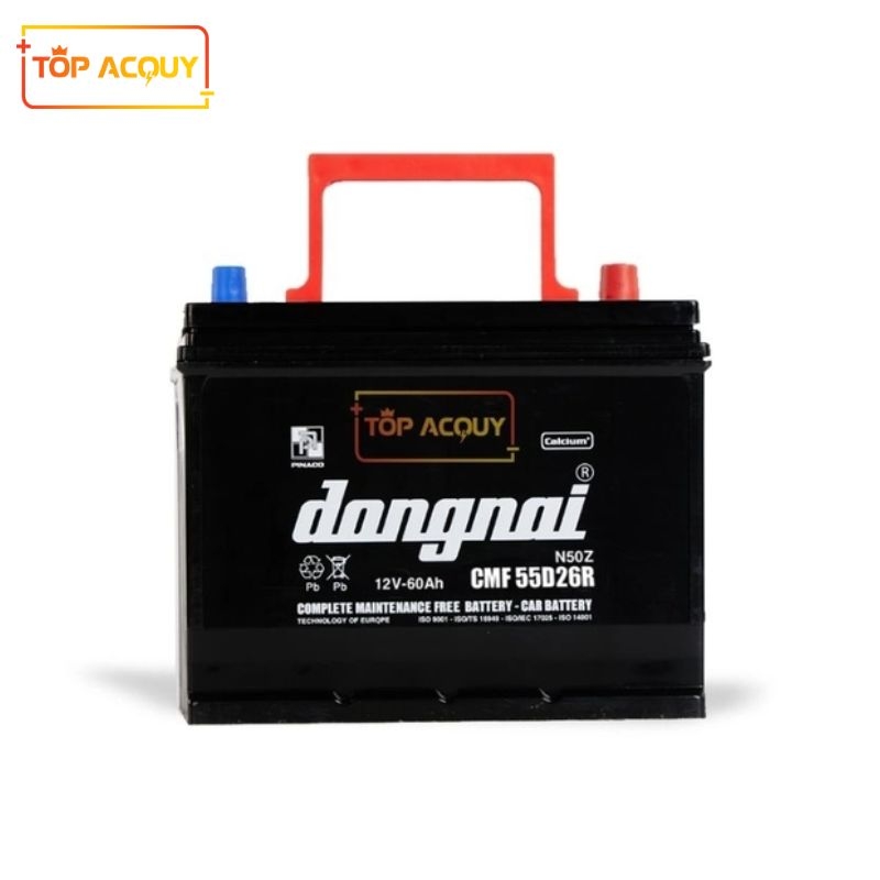 ẮC QUY ĐỒNG NAI 12V - 60AH CMF 55D26R