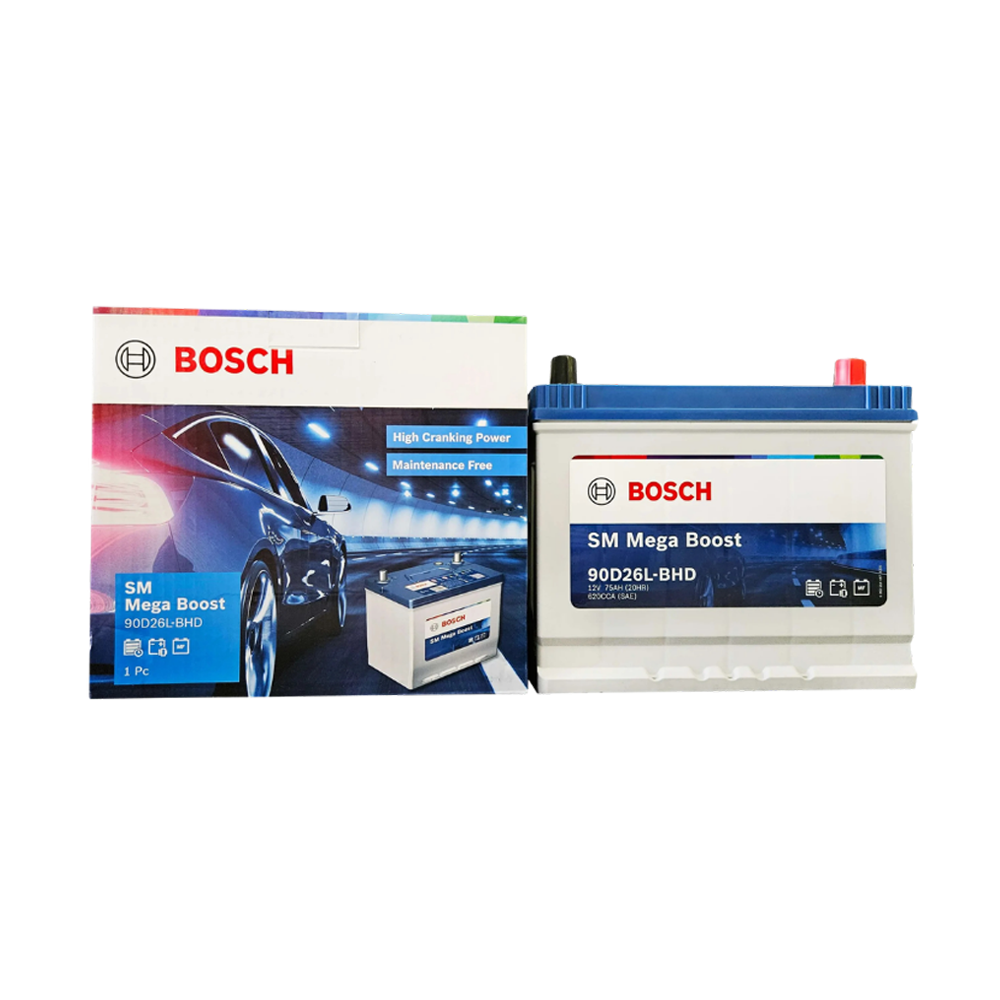 ẮC QUY BOSCH 12V - 75AH 90D26L