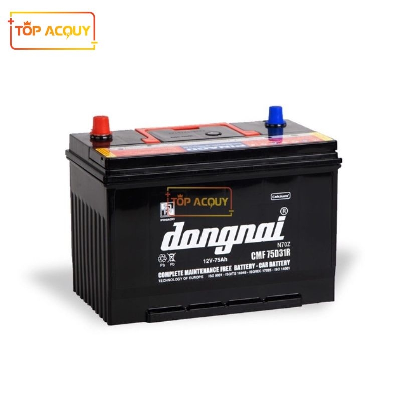 ẮC QUY ĐỒNG NAI 12V - 75AH 75D31R
