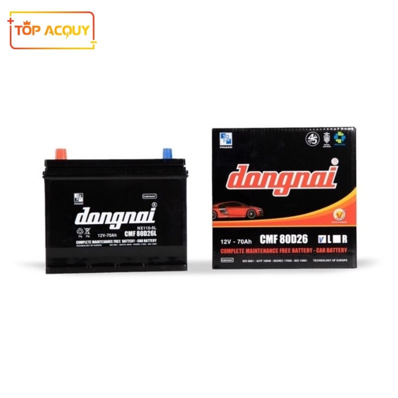 ẮC QUY ĐỒNG NAI 12V - 70AH CMF 80D26L