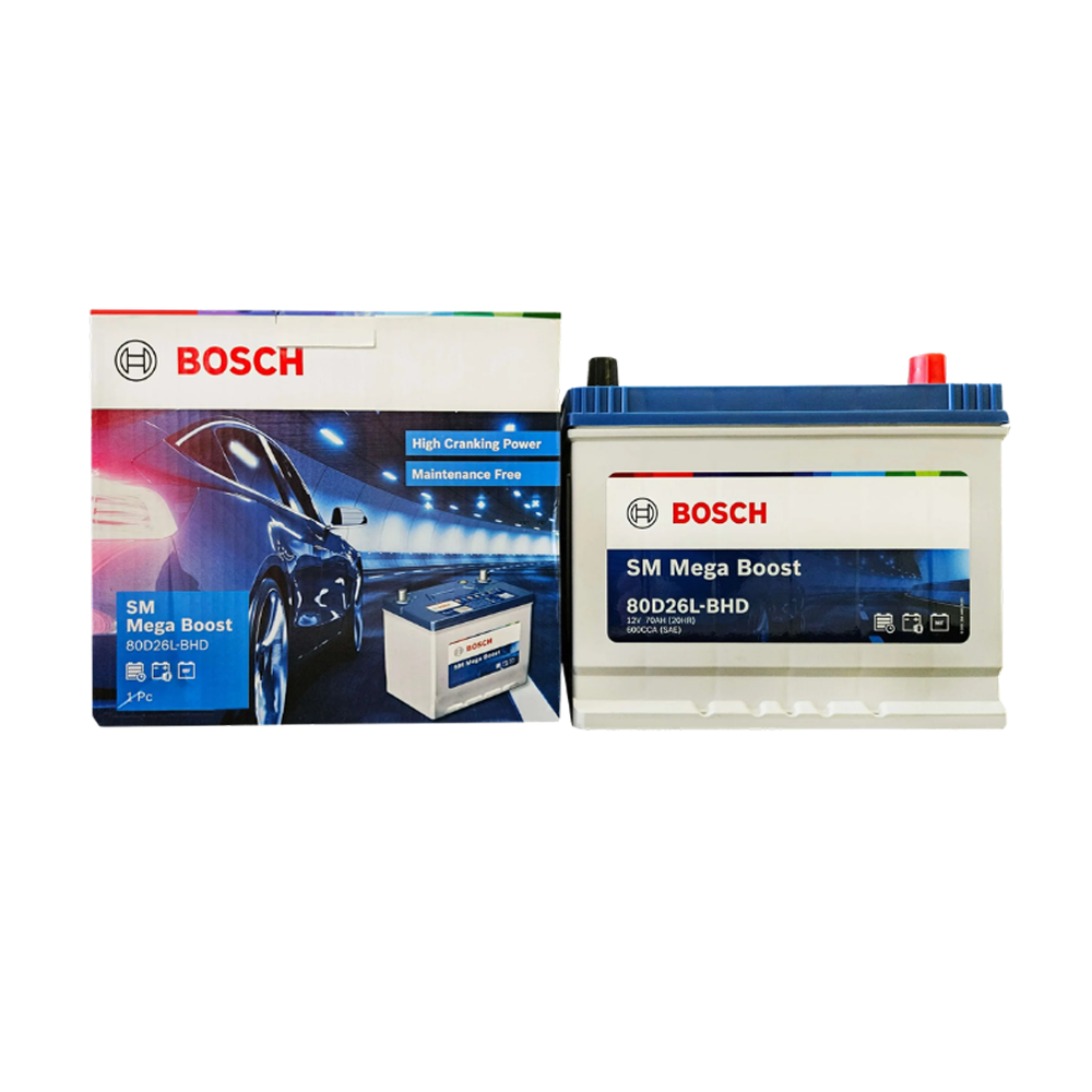 ẮC QUY BOSCH 12V - 70AH 80D26L