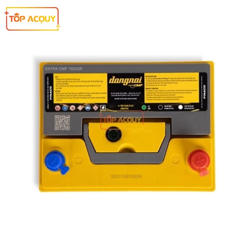 ẮC QUY ĐỒNG NAI 12V - 65AH EXTRA CMF 75D23R