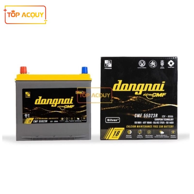 ẮC QUY ĐỒNG NAI 12V - 60AH EXTRA CMF 55D23R