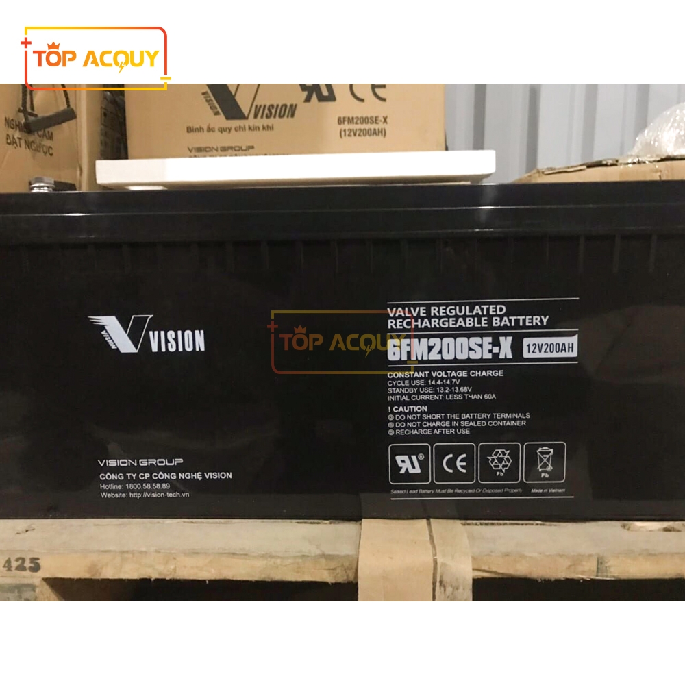 ẮC QUY VISION 12V - 200AH 6FM200SE-X