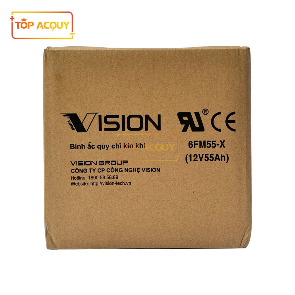 ẮC QUY VISION 12V - 55AH 6FM55-X
