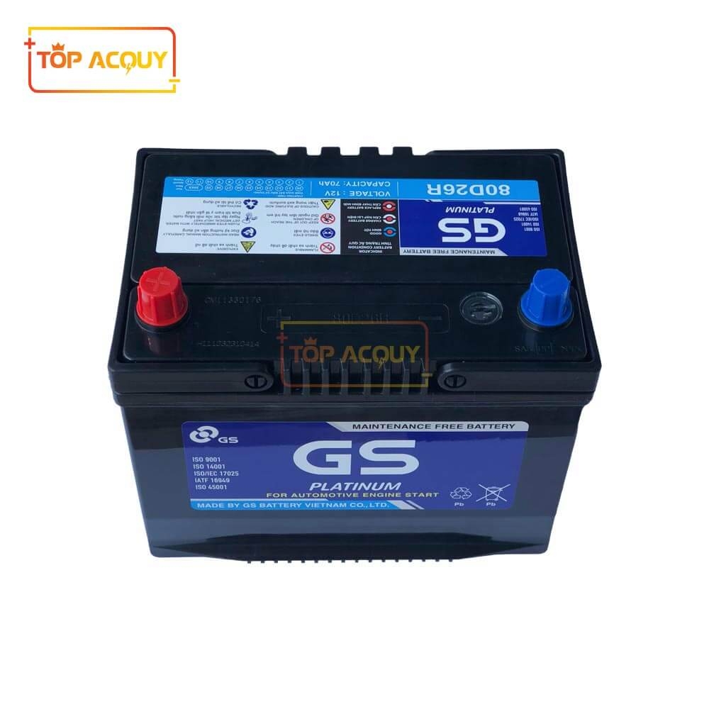 ẮC QUY GS 12V - 70AH MF 80D26R