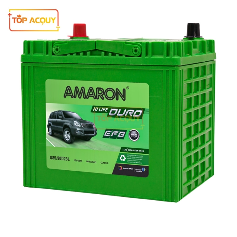 ẮC QUY AMARON 12V - 65AH EFB Q85/90D23L (I-STOP/START-STOP) (MAZDA 3/6/CX30/CX5/CX8)